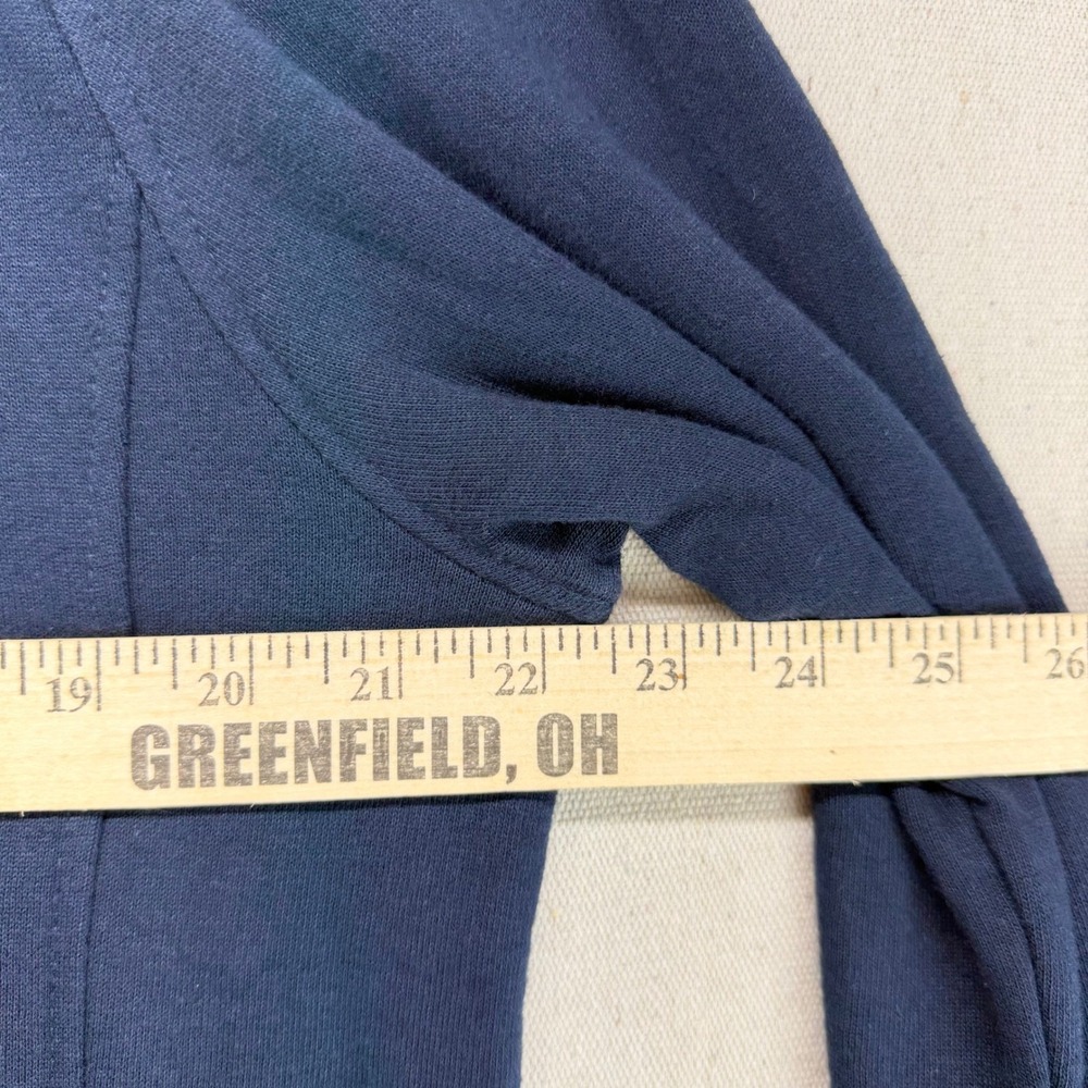 League Collegiate Outfitters Kent State Quarter Zip Navy Blue Sweatshirt Mens XL - Picture 10 of 12